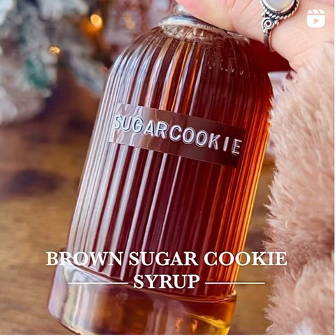 Brown Sugar Cookie Homemade Coffee Syrup