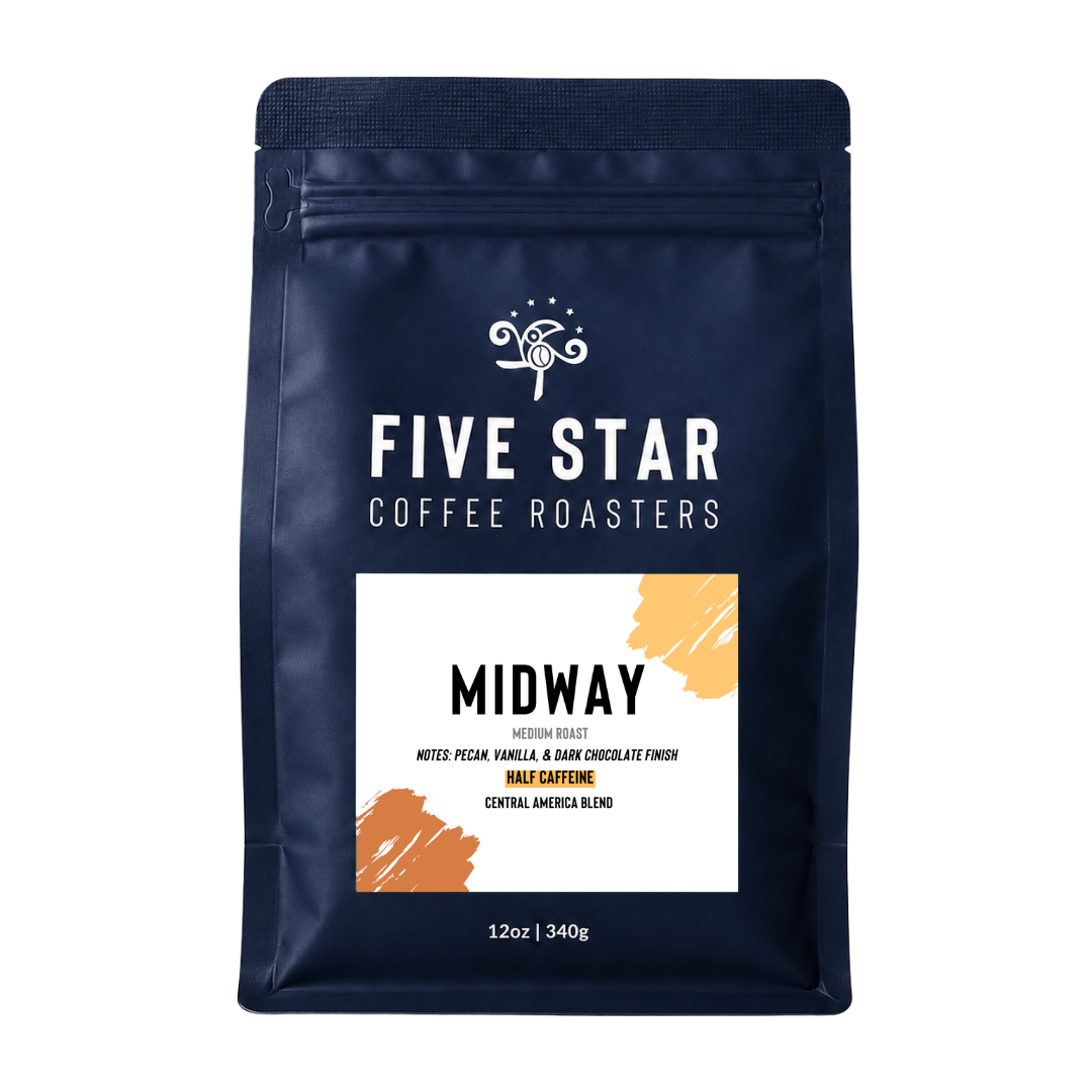 Midway Half Caff - Five Star Coffee Roasters - Holly Springs