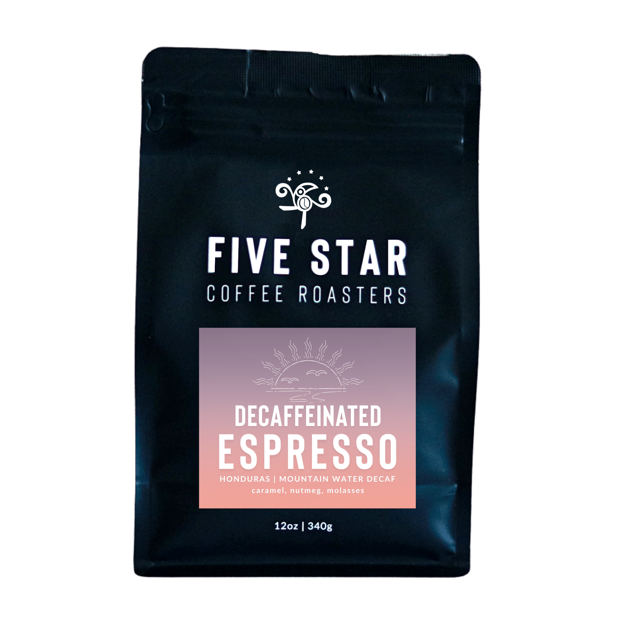 Mountain Water Decaf Espresso - Decaf Espresso Beans - Five Star Mountain Water Decaf Espresso - Decaf Espresso Beans - Five Star