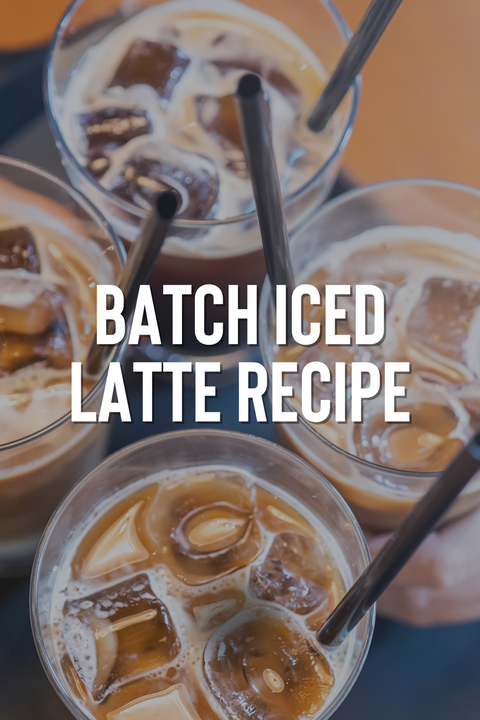 Easy Party Sized Batch Iced Latte