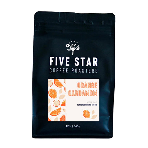 Orange Cardamom Flavored Coffee